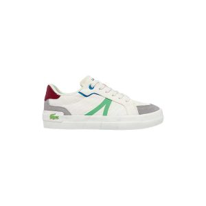 L004 0922 1 CMA WHT/LT GRN TEXTILE - ZAPATILLA - MEN - LACOSTE